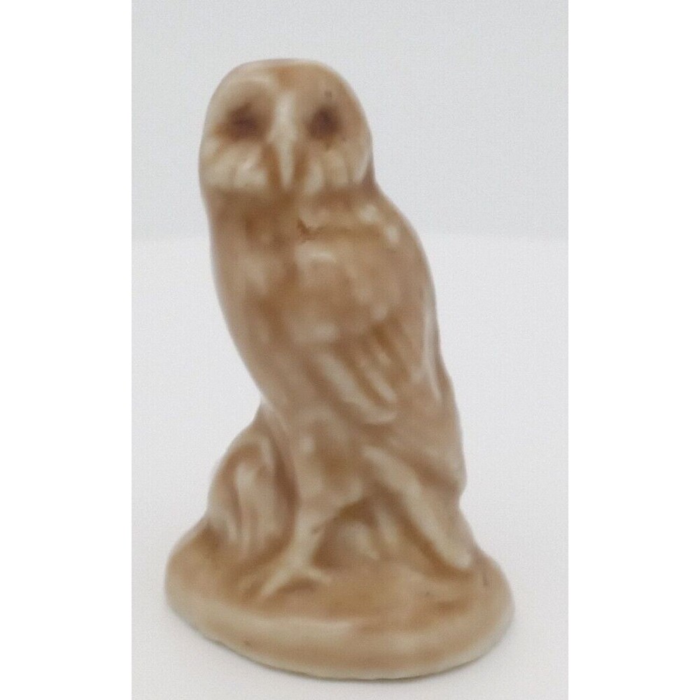 Wade England Owl Bird Figurine Ceramic Whimsies Miniature Vintage